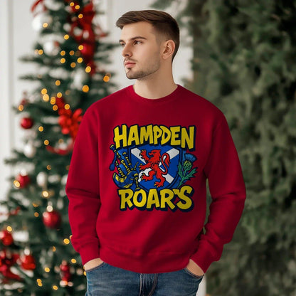 Scottish Sweatshirt - Hampden Roars Heritage Streetwear - Celtic Wolfwear