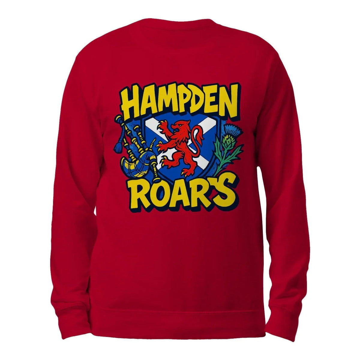 Scottish Sweatshirt - Hampden Roars Heritage Streetwear - Celtic Wolfwear
