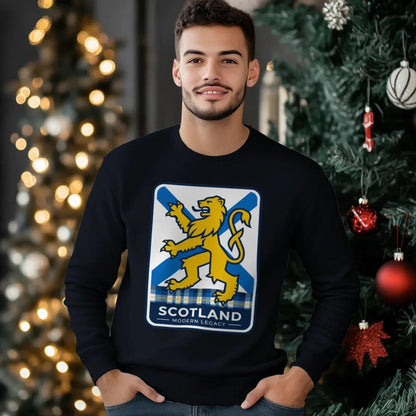 Scottish Sweatshirt - Heritage Modern Legacy Crew Unisex - Celtic Wolfwear