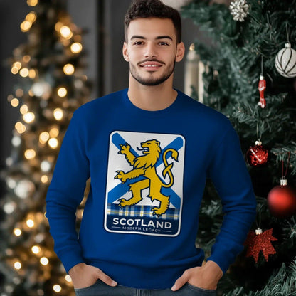 Scottish Sweatshirt - Heritage Modern Legacy Crew Unisex - Celtic Wolfwear