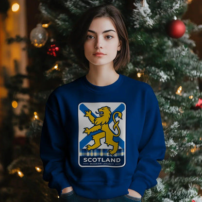 Scottish Sweatshirt - Heritage Modern Legacy Crew Unisex - Celtic Wolfwear