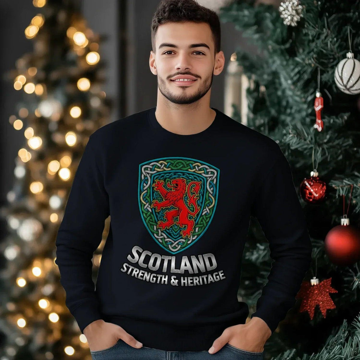 Scottish Sweatshirt - National Pride Original, Unisex - Celtic Wolfwear