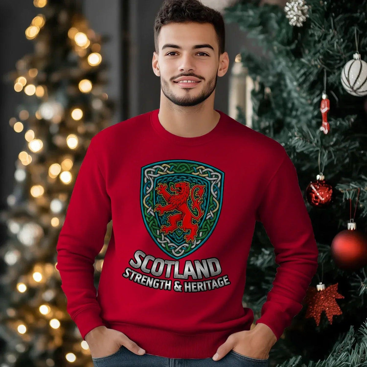 Scottish Sweatshirt - National Pride Original, Unisex - Celtic Wolfwear