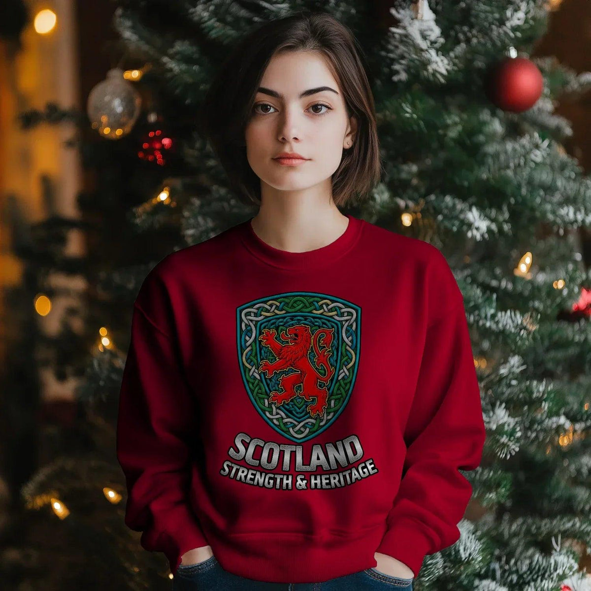 Scottish Sweatshirt - National Pride Original, Unisex - Celtic Wolfwear