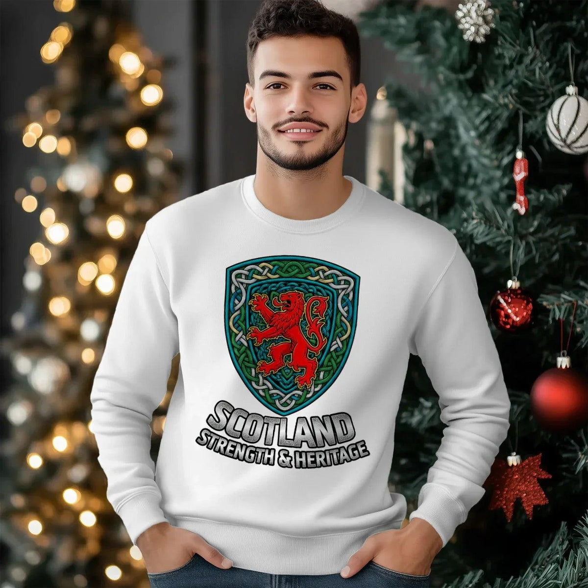 Scottish Sweatshirt - National Pride Original, Unisex - Celtic Wolfwear