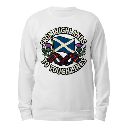 Scottish Sweatshirt - Supporter Style Unisex Streetwear - Celtic Wolfwear
