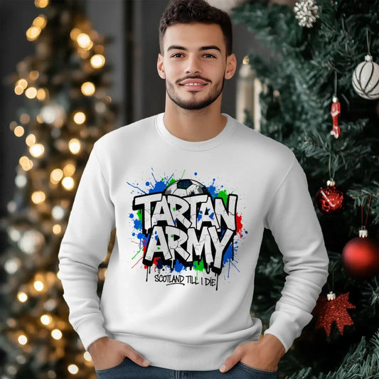 Scottish Sweatshirt - Tartan Army Heritage Edition 02 - Celtic Wolfwear