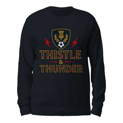Scottish Sweatshirt - Thistle and Thunder Fan, Unisex - Celtic Wolfwear