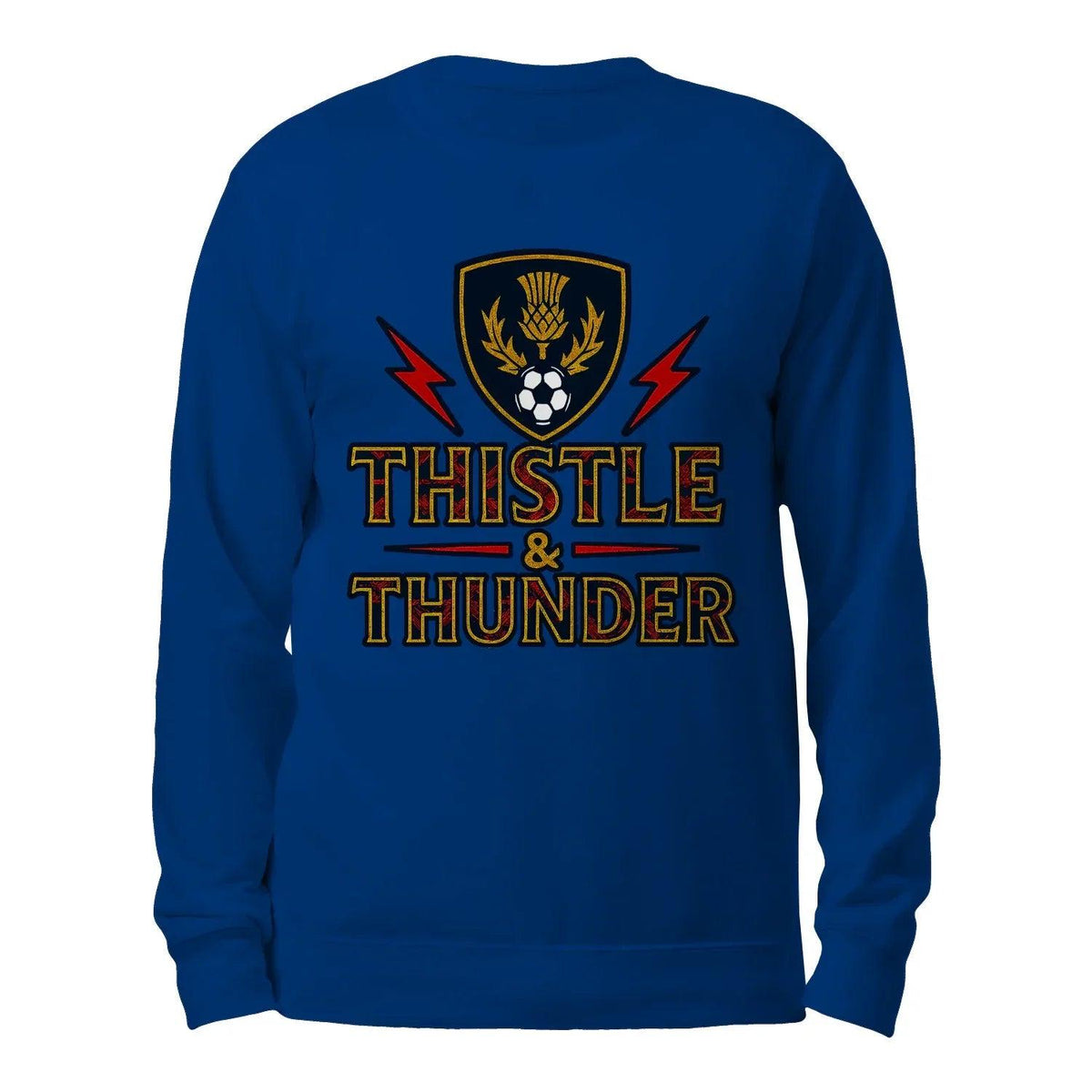 Scottish Sweatshirt - Thistle and Thunder Fan, Unisex - Celtic Wolfwear