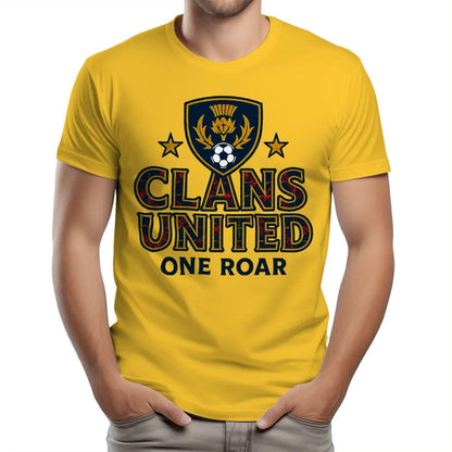 Scottish T-Shirt - Clans United Heritage Unisex Streetwear - Celtic Wolfwear