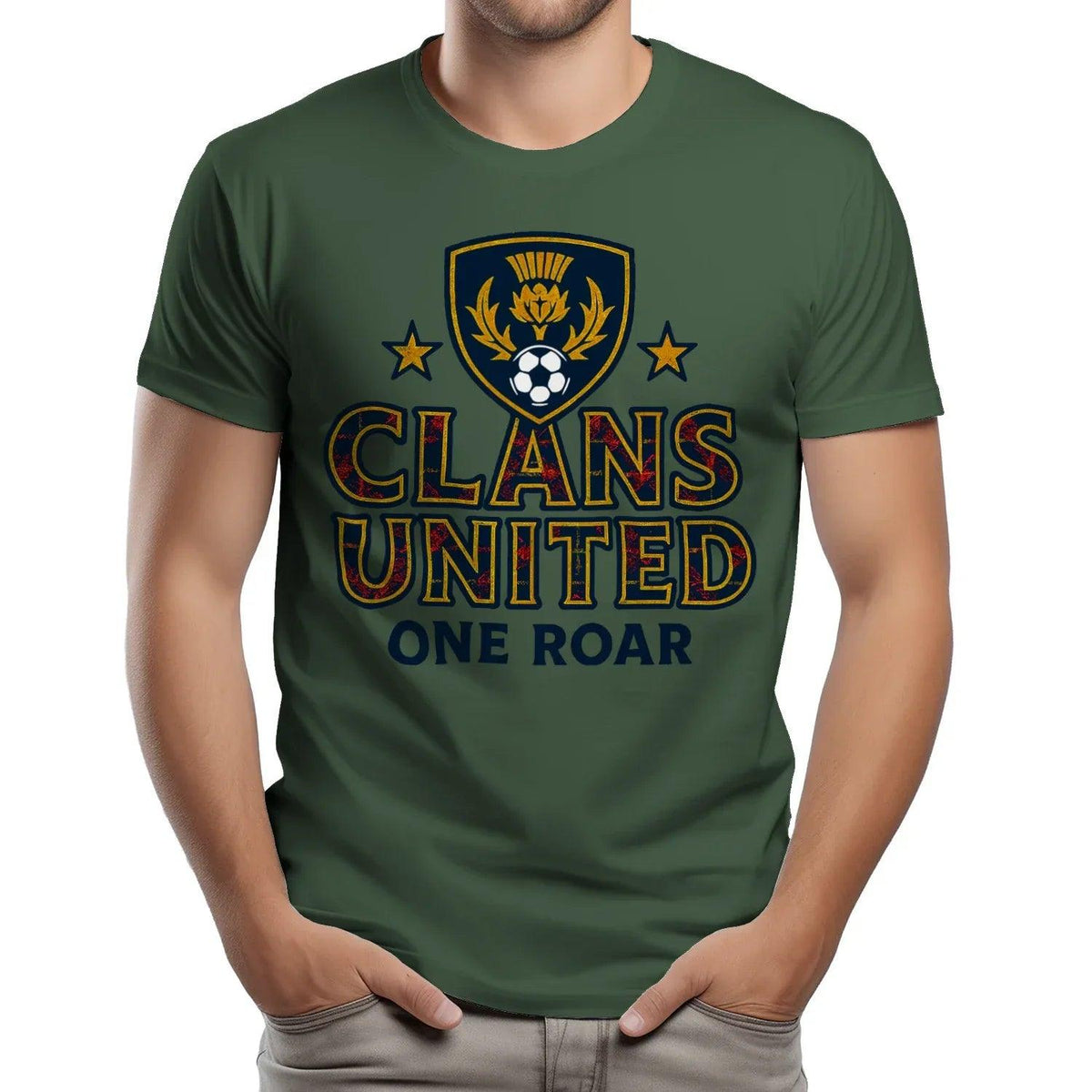 Scottish T-Shirt - Clans United Heritage Unisex Streetwear - Celtic Wolfwear