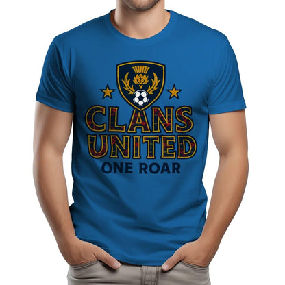 Scottish T-Shirt - Clans United Heritage Unisex Streetwear - Celtic Wolfwear
