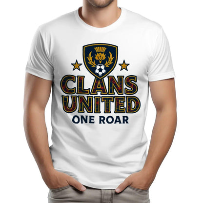 Scottish T-Shirt - Clans United Heritage Unisex Streetwear - Celtic Wolfwear