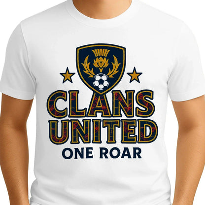 Scottish T-Shirt - Clans United Heritage Unisex Streetwear - Celtic Wolfwear