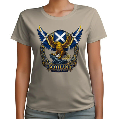 Scottish T-Shirt - Freedom, Terrace-Inspired Streetwear - Celtic Wolfwear