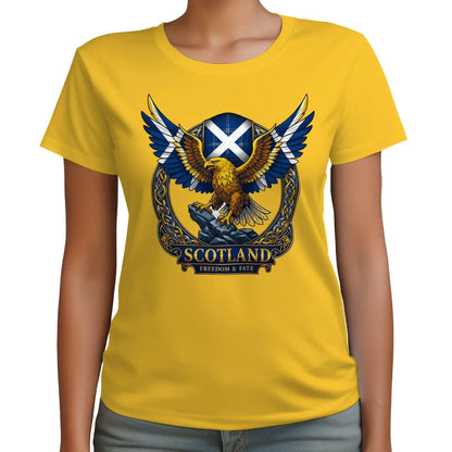 Scottish T-Shirt - Freedom, Terrace-Inspired Streetwear - Celtic Wolfwear