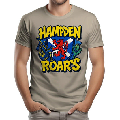 Scottish T-Shirt - Hampden Roars, Unisex Matchday Wear - Celtic Wolfwear