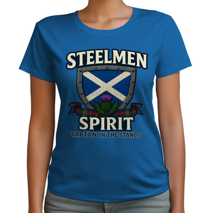 Scottish T-Shirt - Steelmen Spirit, Heritage Streetwear - Celtic Wolfwear