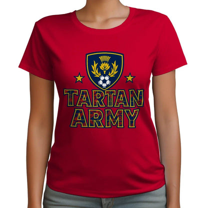Scottish T-Shirt - Tartan Army Design 02 Unisex Streetwear - Celtic Wolfwear