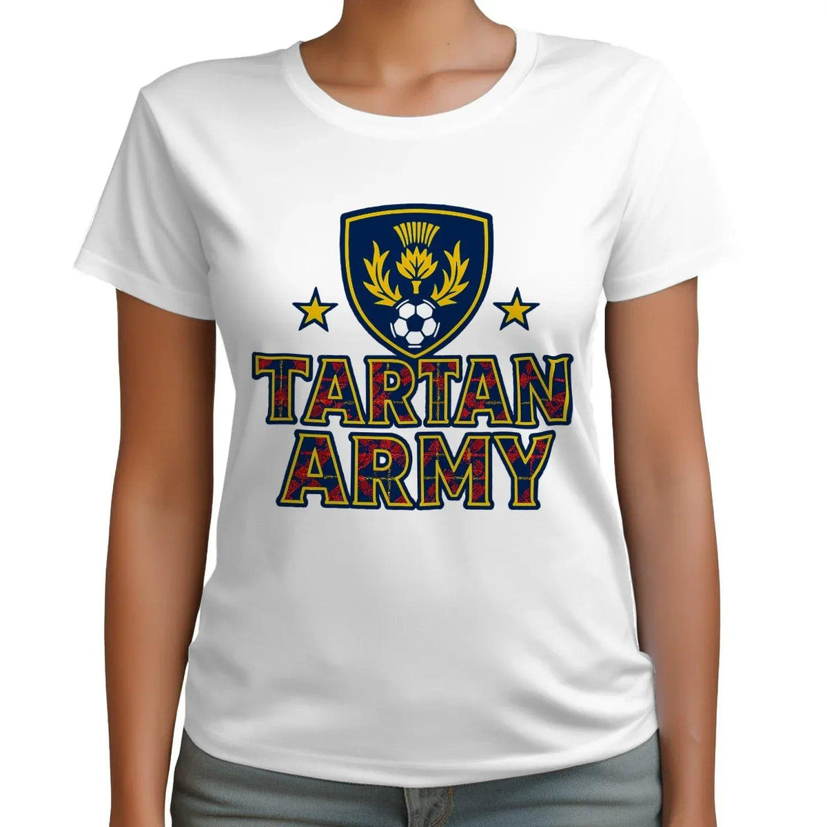 Scottish T-Shirt - Tartan Army Design 02 Unisex Streetwear - Celtic Wolfwear