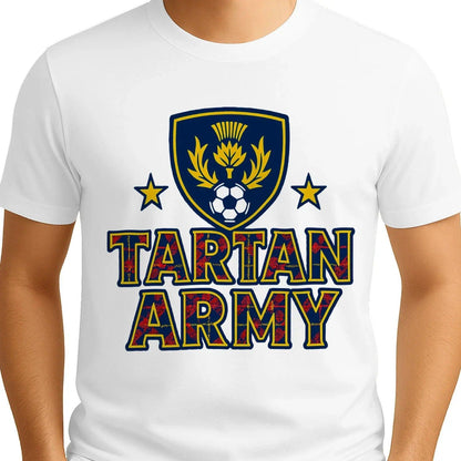 Scottish T-Shirt - Tartan Army Design 02 Unisex Streetwear - Celtic Wolfwear