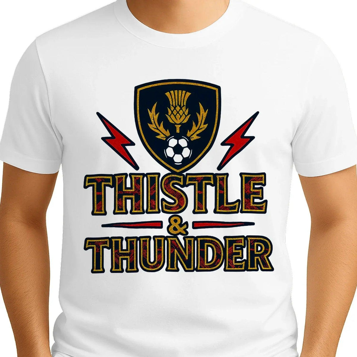 Scottish T-Shirt - Thistle and Thunder Unisex Streetwear - Celtic Wolfwear