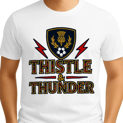 Scottish T-Shirt - Thistle and Thunder Unisex Streetwear - Celtic Wolfwear