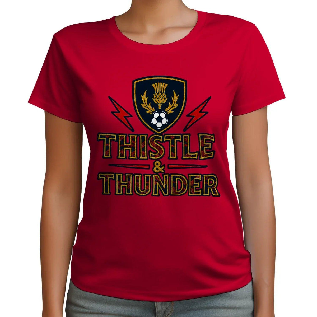 Scottish T-Shirt - Thistle and Thunder Unisex Streetwear - Celtic Wolfwear