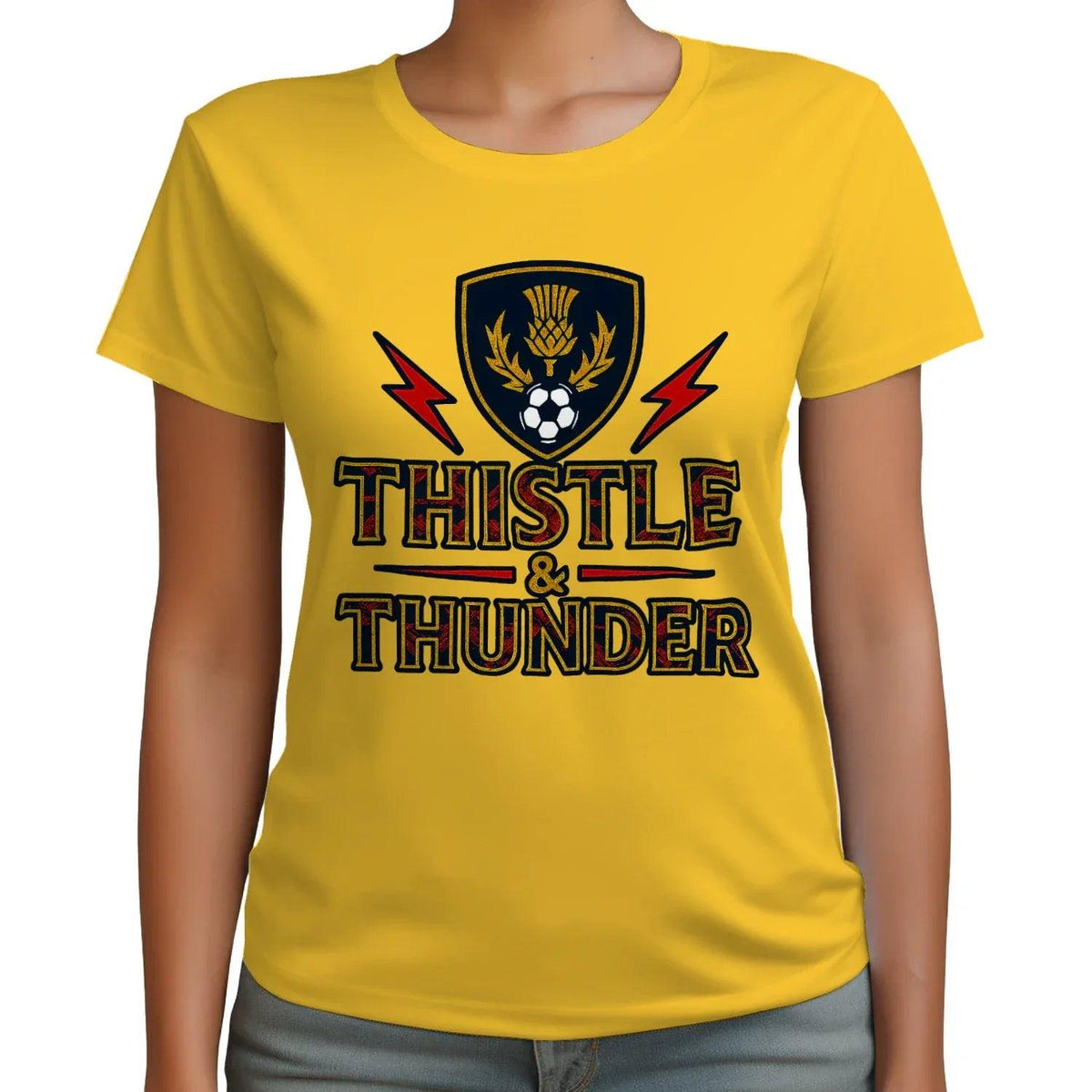 Scottish T-Shirt - Thistle and Thunder Unisex Streetwear - Celtic Wolfwear