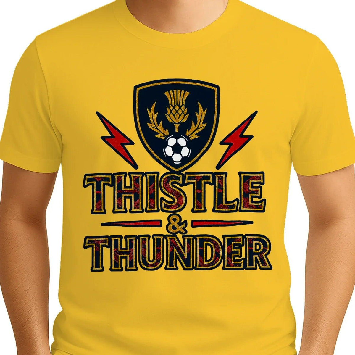 Scottish T-Shirt - Thistle and Thunder Unisex Streetwear - Celtic Wolfwear