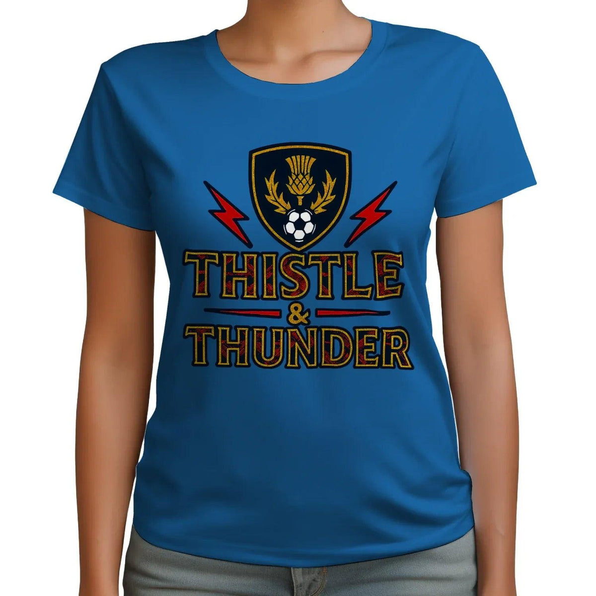 Scottish T-Shirt - Thistle and Thunder Unisex Streetwear - Celtic Wolfwear