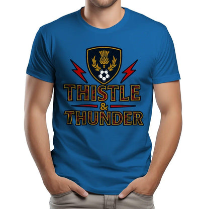 Scottish T-Shirt - Thistle and Thunder Unisex Streetwear - Celtic Wolfwear