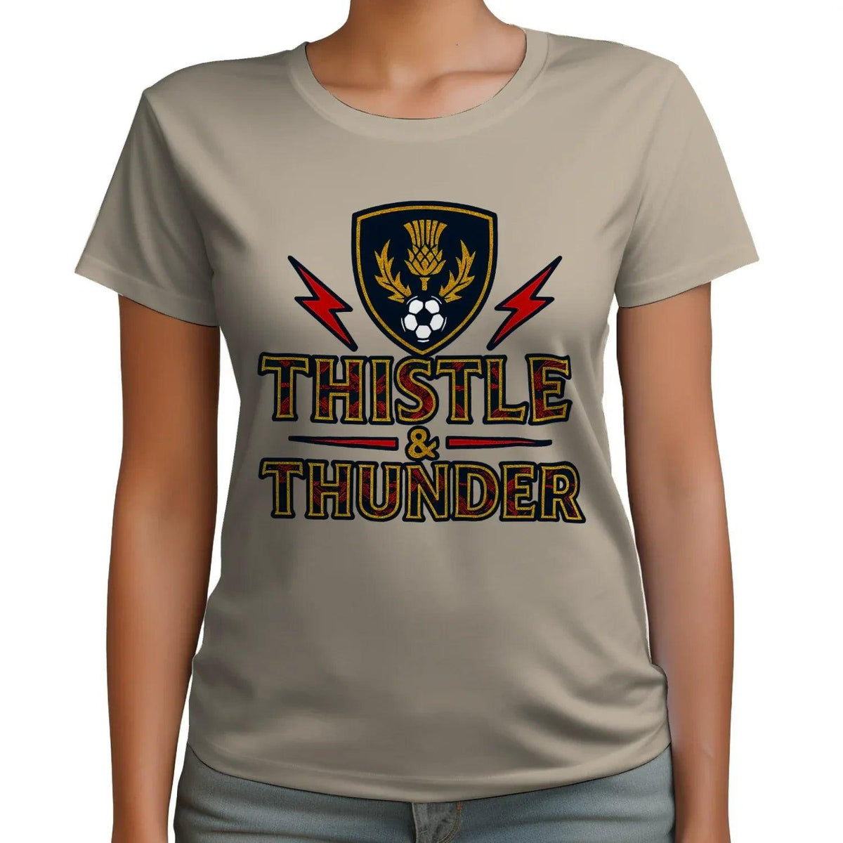 Scottish T-Shirt - Thistle and Thunder Unisex Streetwear - Celtic Wolfwear