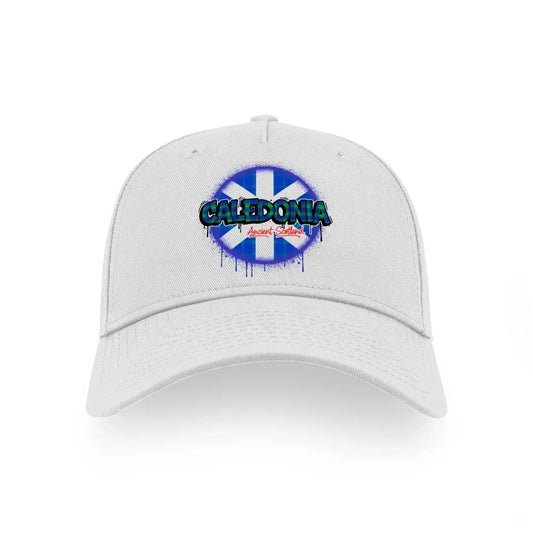 Scottish Wolf 5-Panel Cap - Caledonia Matchday Headwear - Celtic Wolfwear