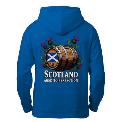 Scottish Zip Hoodie - Aged to Perfection Unisex Streetwear - Celtic Wolfwear