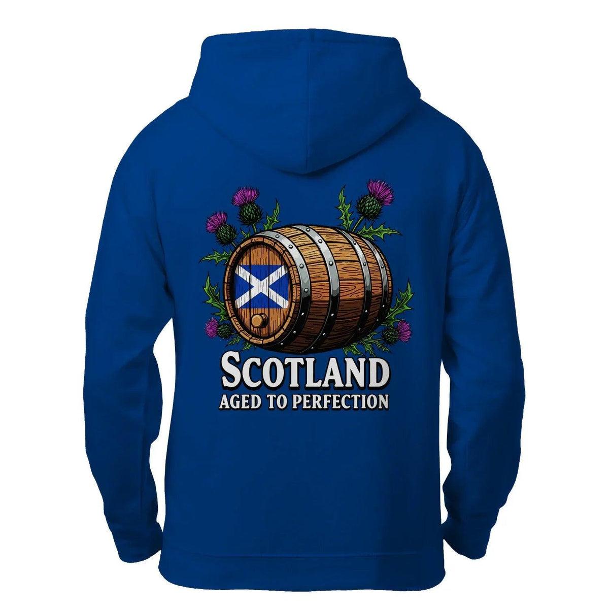 Scottish Zip Hoodie - Aged to Perfection Unisex Streetwear - Celtic Wolfwear