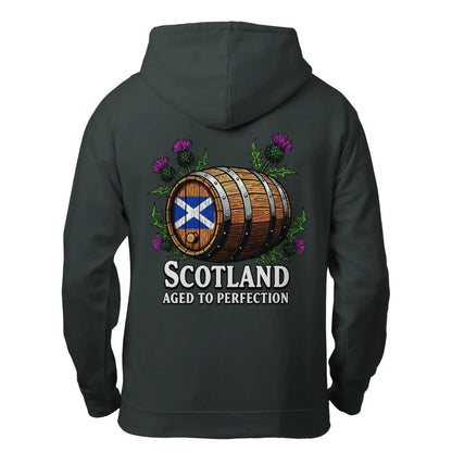 Scottish Zip Hoodie - Aged to Perfection Unisex Streetwear - Celtic Wolfwear