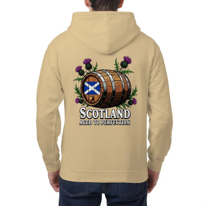 Scottish Zip Hoodie - Aged to Perfection Unisex Streetwear - Celtic Wolfwear