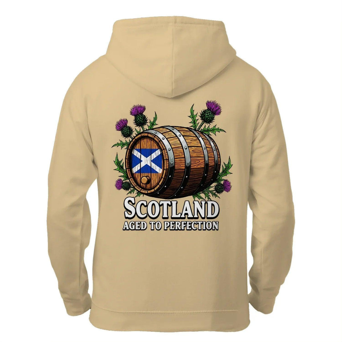Scottish Zip Hoodie - Aged to Perfection Unisex Streetwear - Celtic Wolfwear