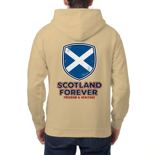 Scottish Zip Hoodie - Forever Premium Unisex Streetwear - Celtic Wolfwear