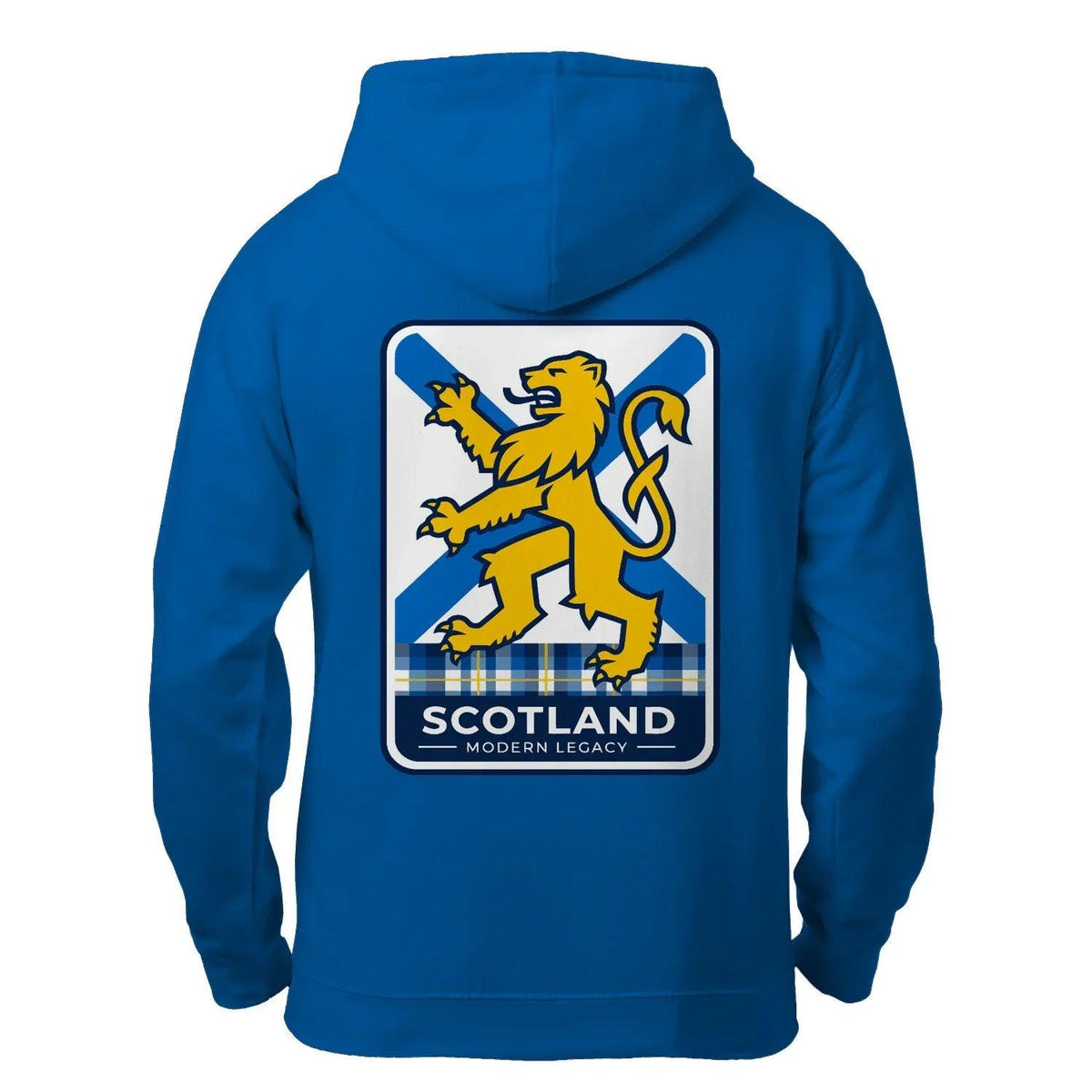 Scottish Zip Hoodie - Modern Legacy Heritage Streetwear - Celtic Wolfwear