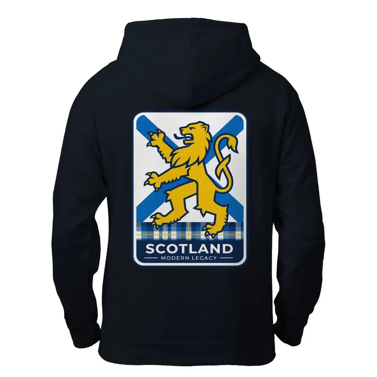 Scottish Zip Hoodie - Modern Legacy Heritage Streetwear - Celtic Wolfwear