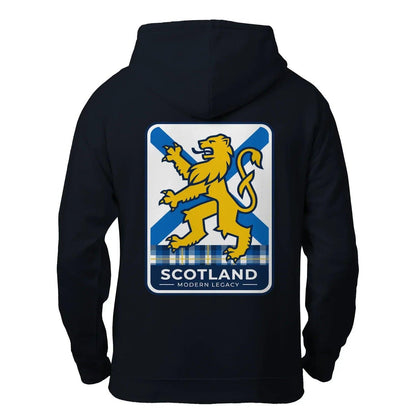 Scottish Zip Hoodie - Modern Legacy Heritage Streetwear - Celtic Wolfwear