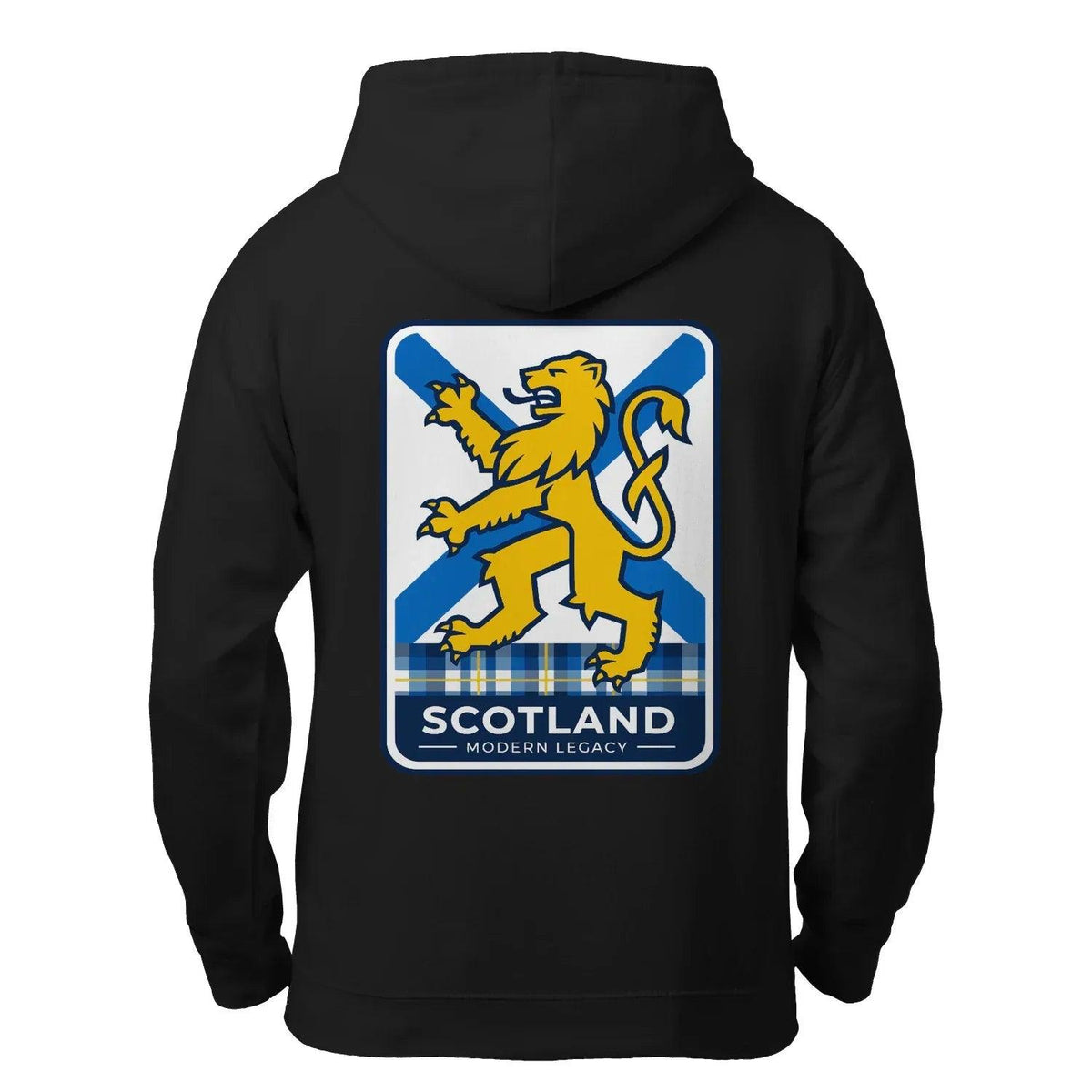 Scottish Zip Hoodie - Modern Legacy Heritage Streetwear - Celtic Wolfwear