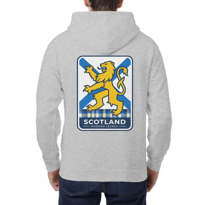 Scottish Zip Hoodie - Modern Legacy Heritage Streetwear - Celtic Wolfwear