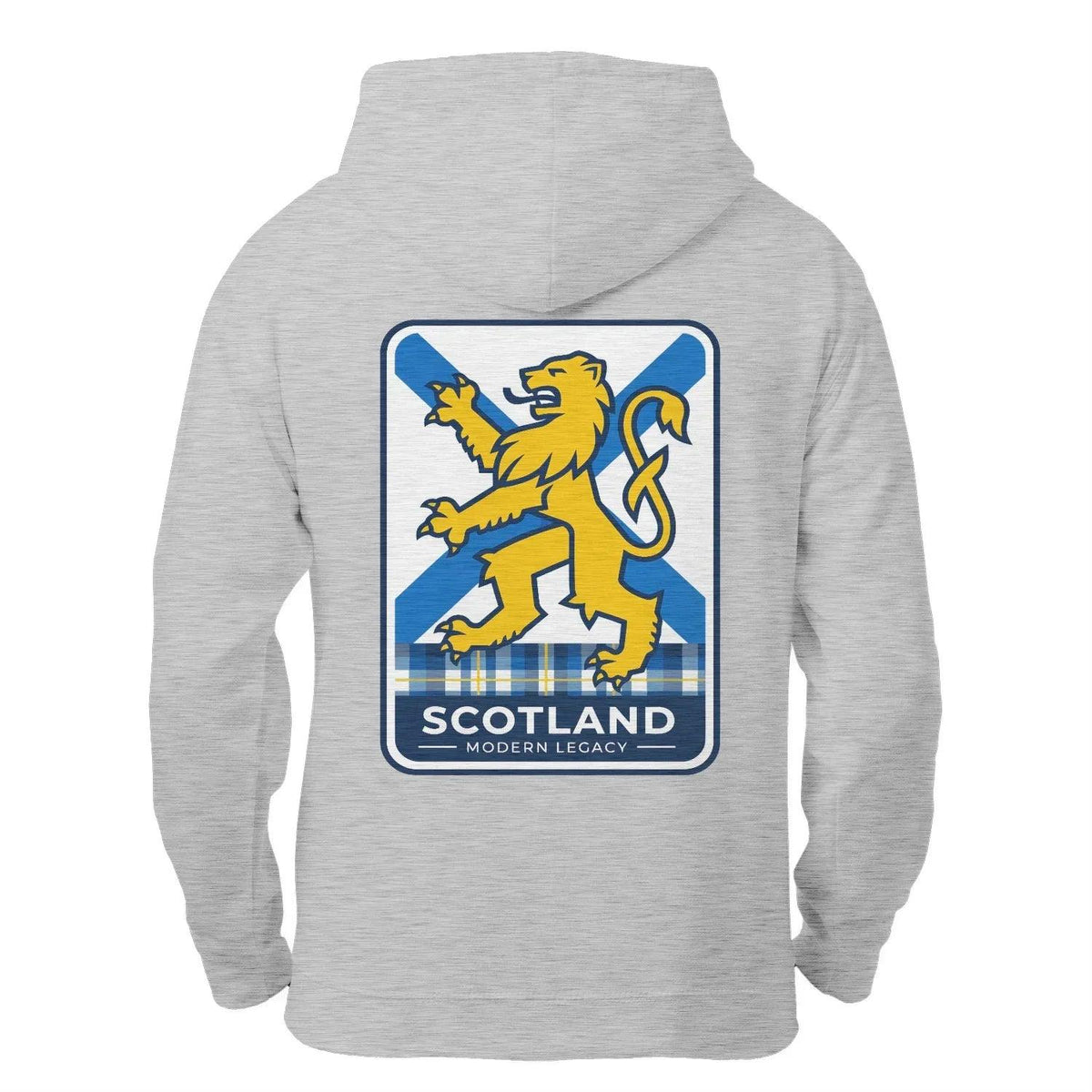 Scottish Zip Hoodie - Modern Legacy Heritage Streetwear - Celtic Wolfwear