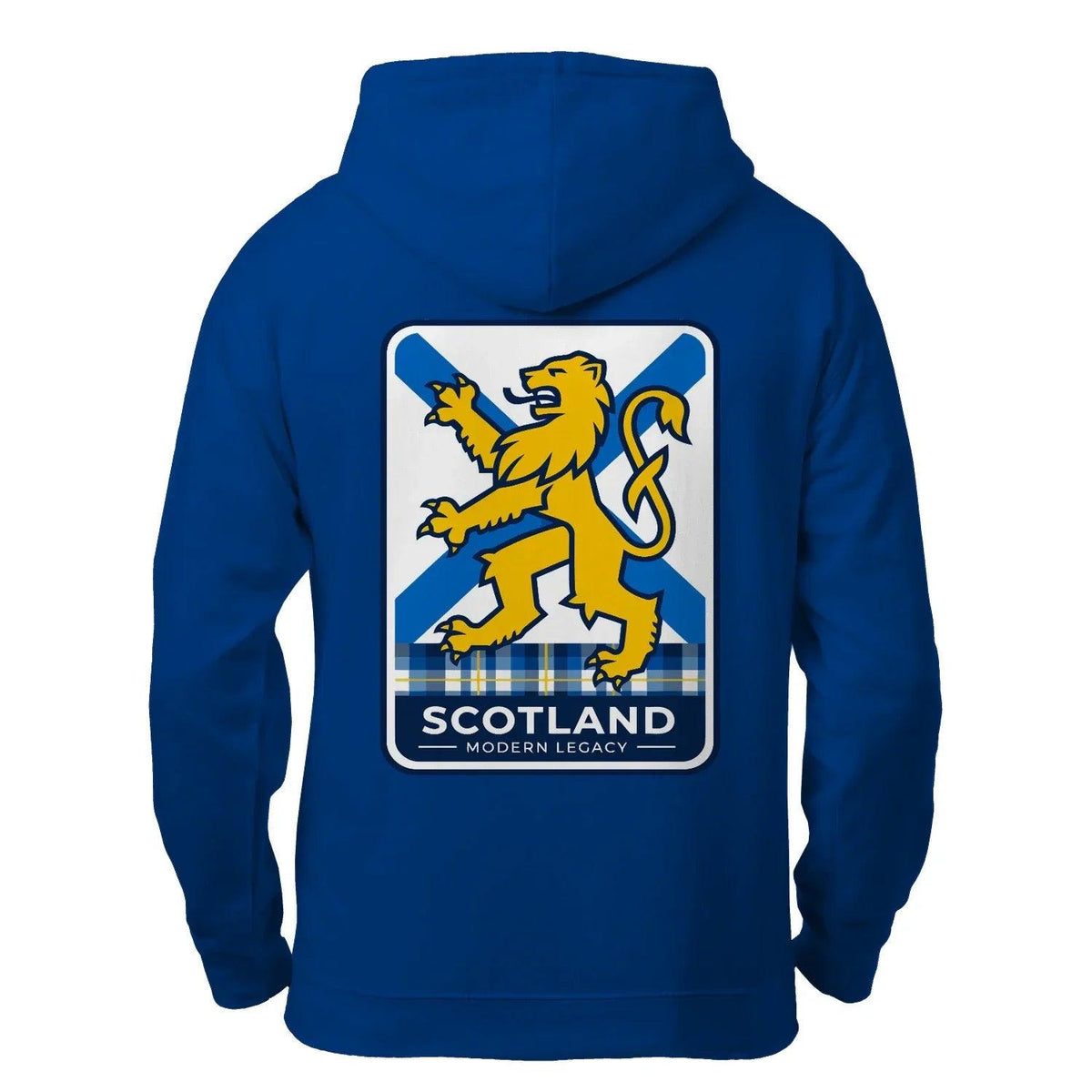 Scottish Zip Hoodie - Modern Legacy Heritage Streetwear - Celtic Wolfwear