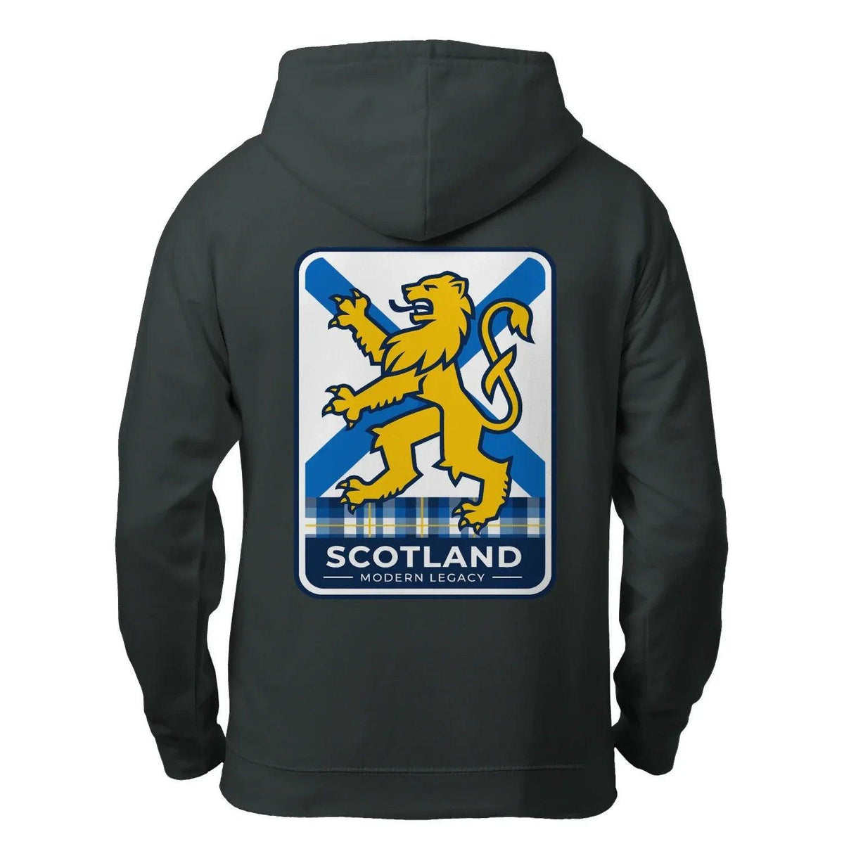 Scottish Zip Hoodie - Modern Legacy Heritage Streetwear - Celtic Wolfwear