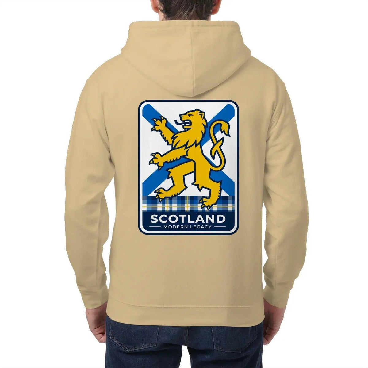 Scottish Zip Hoodie - Modern Legacy Heritage Streetwear - Celtic Wolfwear