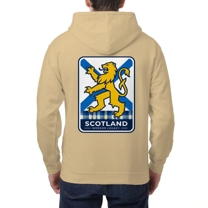 Scottish Zip Hoodie - Modern Legacy Heritage Streetwear - Celtic Wolfwear
